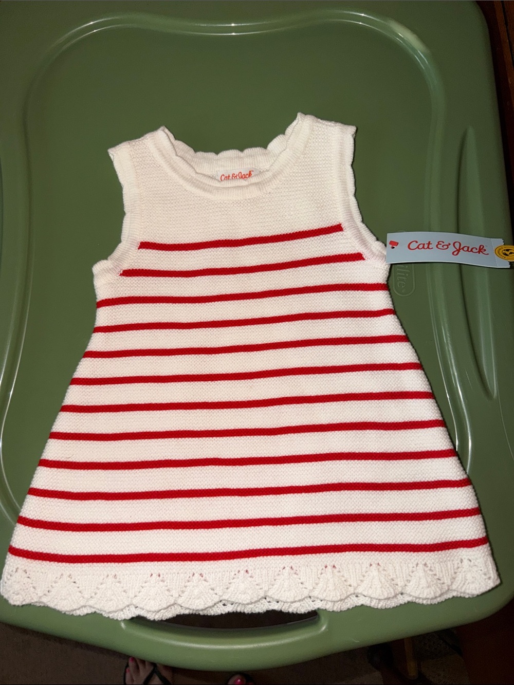 Cat & Jack knit Dress 12M